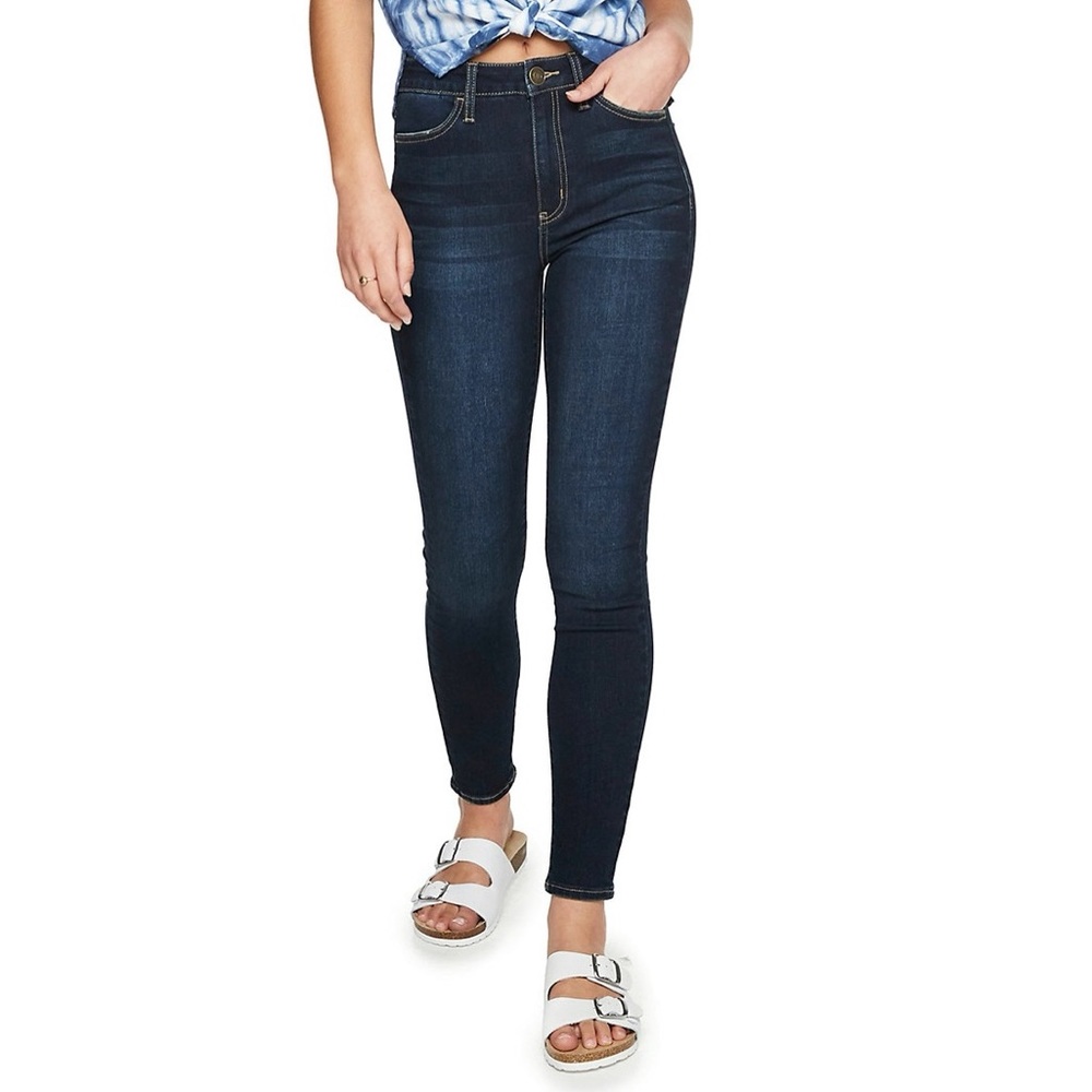 Mudd Dark Wash Skinny Jeans Womens Juniors Size 7